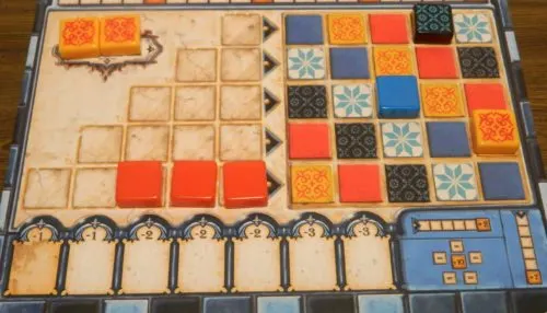 Acquired Tiles in Azul