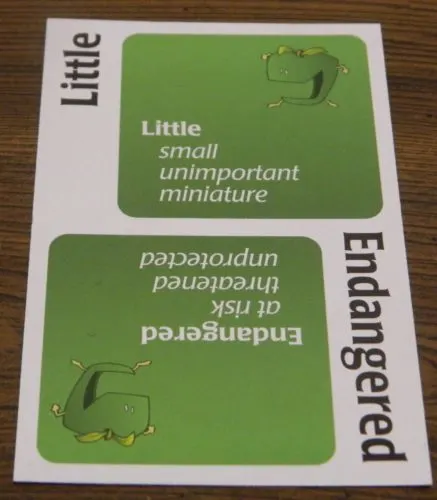 Green Apple Card in Big Picture Apples to Apples
