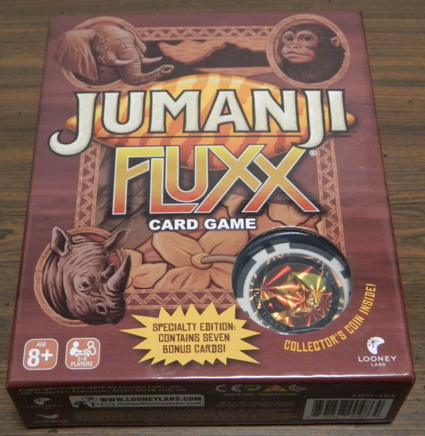 Box for Jumanji Fluxx