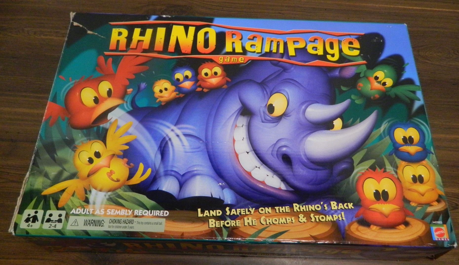 Rhino Rampage Board Game Review and Rules