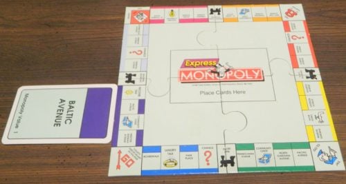 Play Card in Express Monopoly Card Game