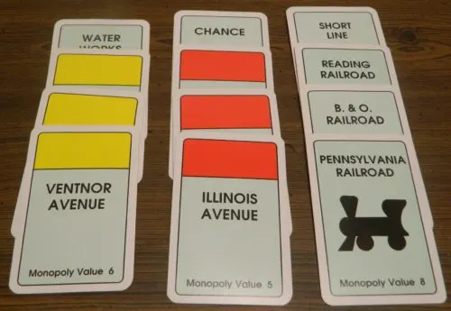 Scoring in Express Monopoly Card Game