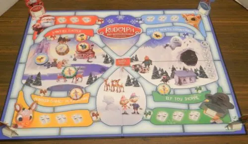 Setup for Rudolph The Red-Nosed Reindeer DVD Game