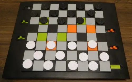 Setup for Trapdoor Checkers
