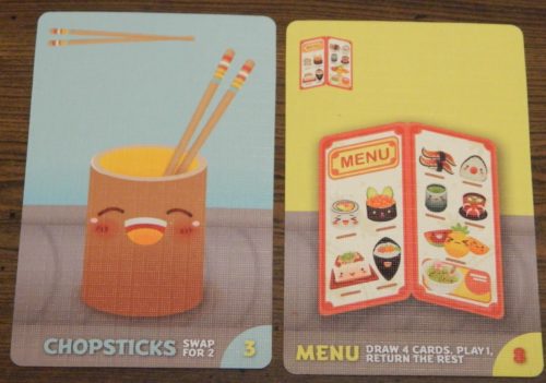 Card Order in Sushi Go Party