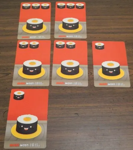 Maki Rolls Example in Sushi Go Party!