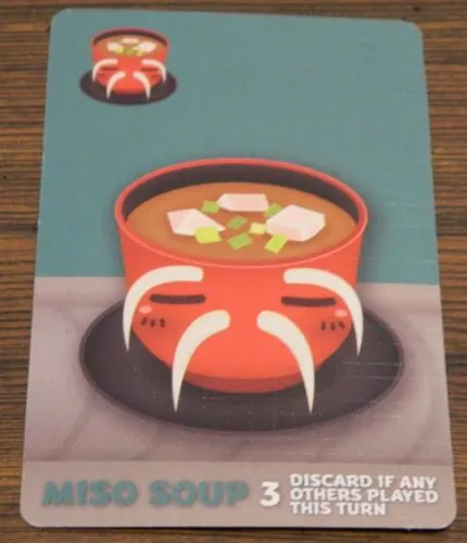 Miso Soup Card in Sushi Go Party!
