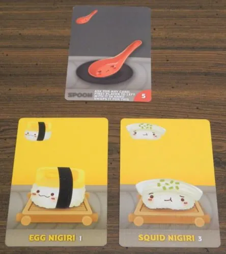 Spoon Card Example in Sushi Go Party!