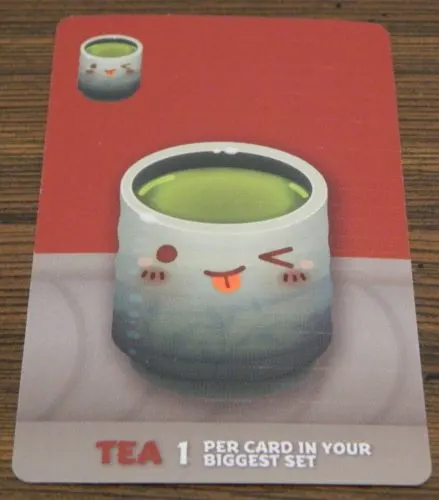 Tea Card in Sushi Go Party!
