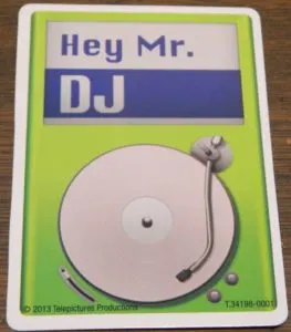 Hey Mr. DJ Card in Heads Up!
