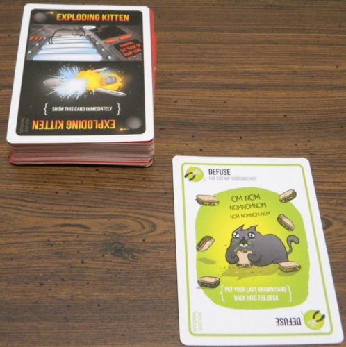 Defuse Example in Exploding Kittens