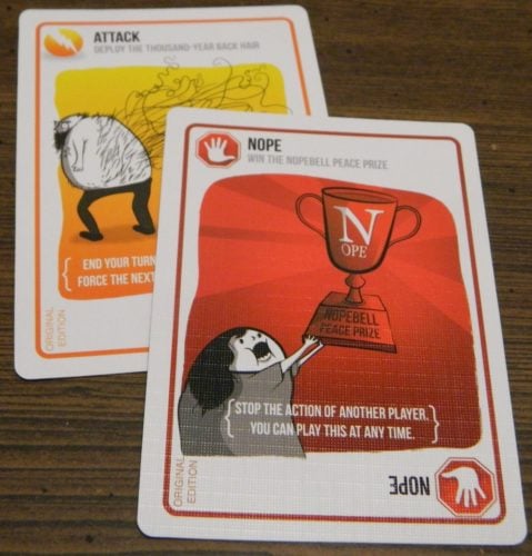 Nope Example in Exploding Kittens
