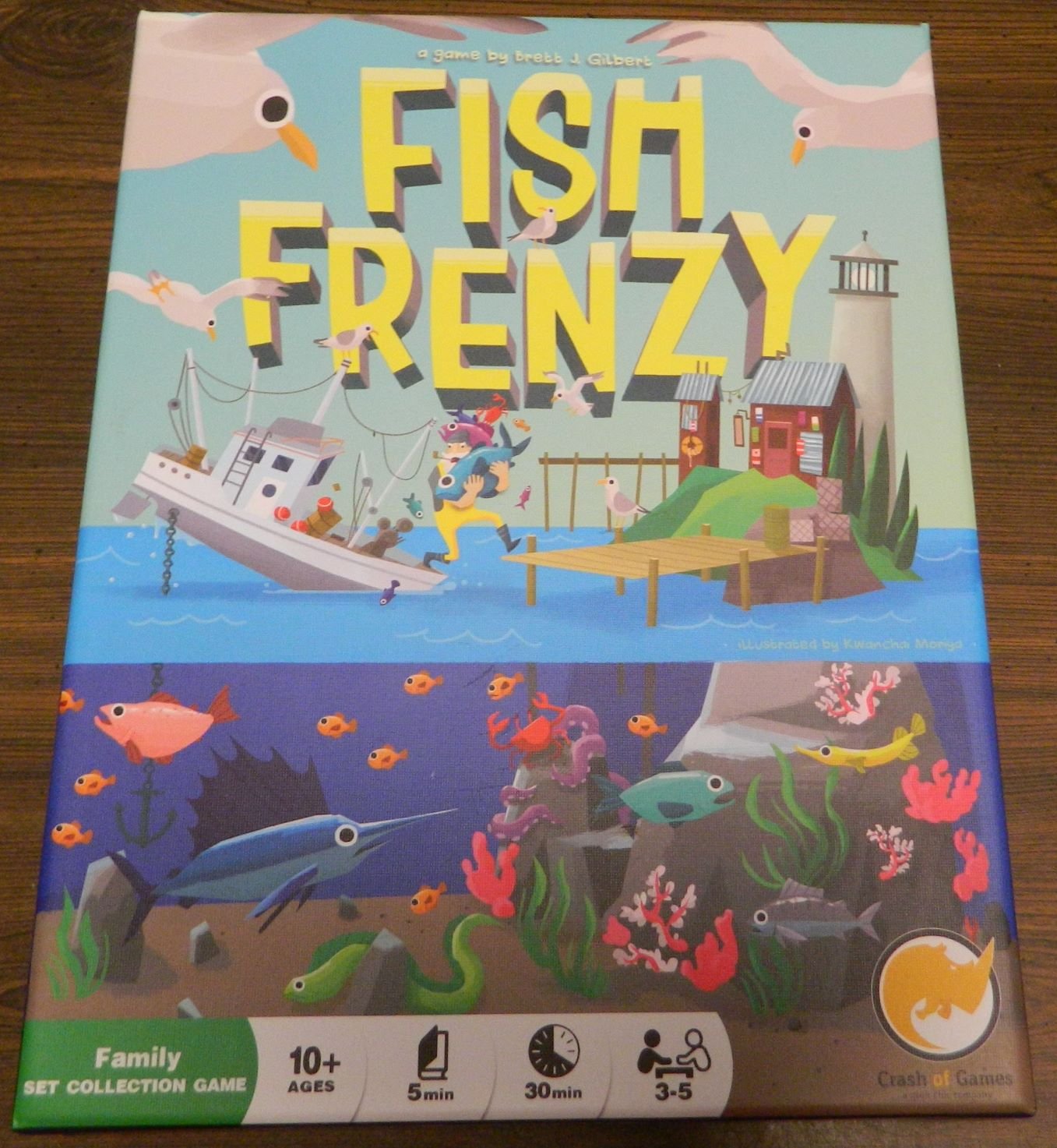 Fish Frenzy Board Game Review and Rules
