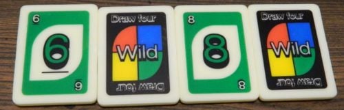 Wild Draw Four in UNO Rummy-Up