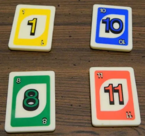 Starting Tiles in UNO Rummy-Up