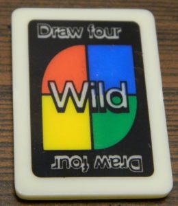 Wild Draw Four Tile in UNO Rummy-Up