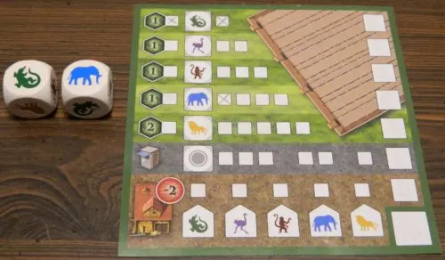 Keep Dice in Zooloretto Dice Game