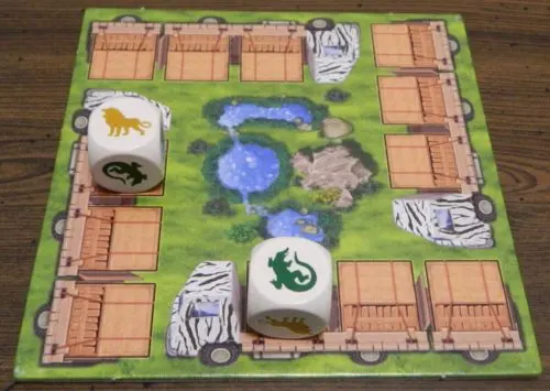 Place Dice in Zooloretto Dice Game