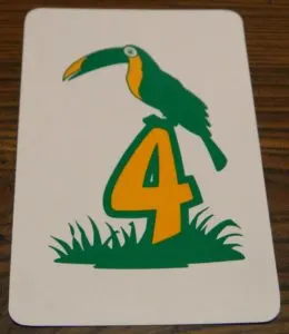 Number Card from Back Off! Buzzard