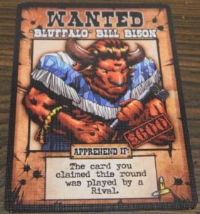 Bluffalo Bill Bison Card in OutLawed!