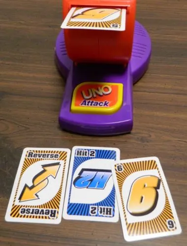Launched Cards in UNO Attack!