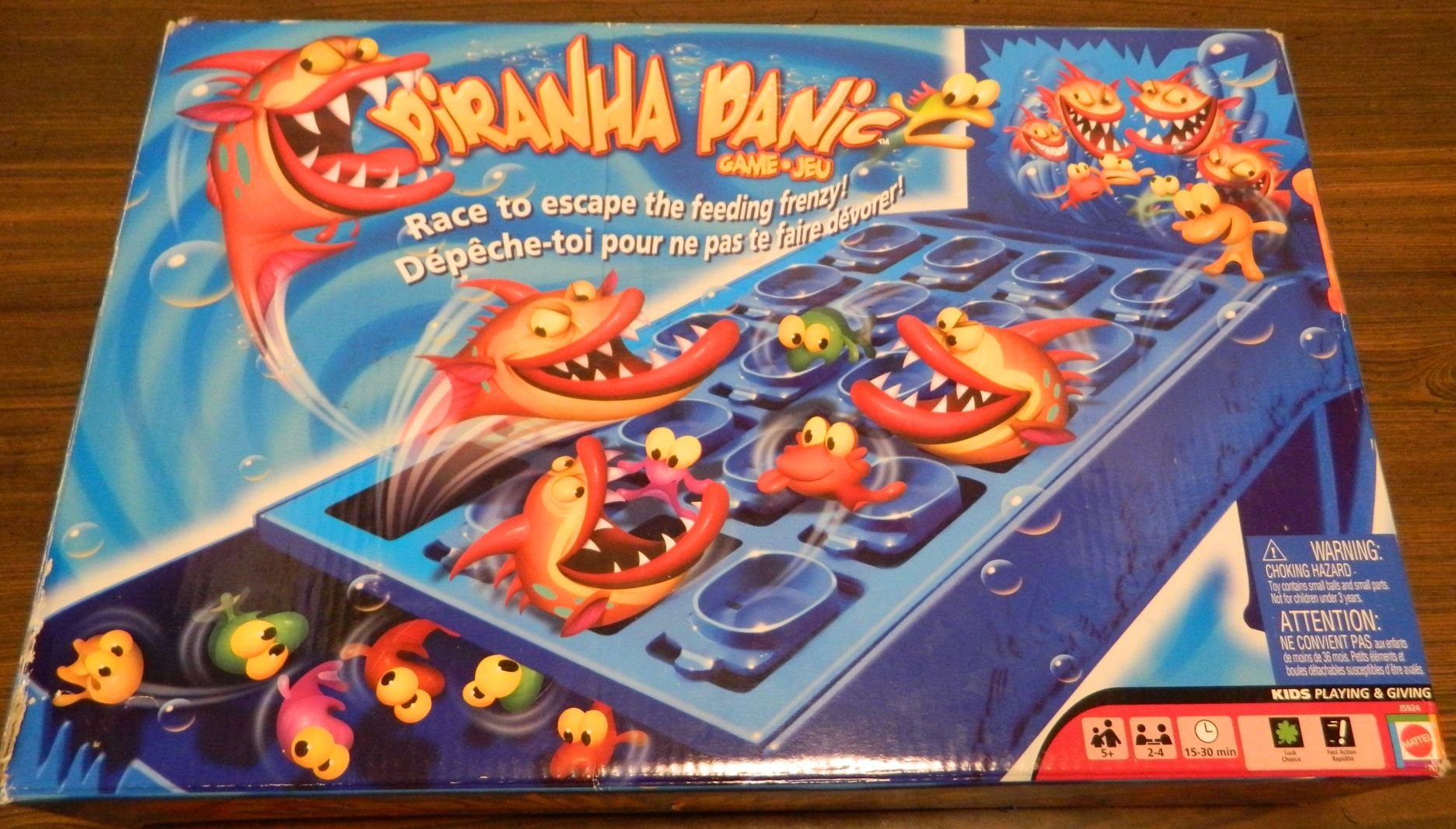 Piranha Panic Board Game Review and Rules