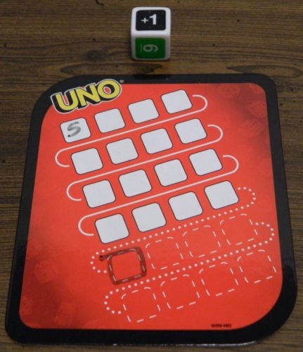 Penalty in UNO Dice Game Roll and Write