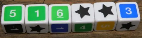 Wild Dice in UNO Dice Game Roll and Write