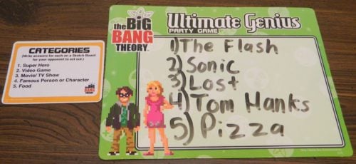 Celebrities Game in The Big Bang Theory Ultimate Genius Party Game