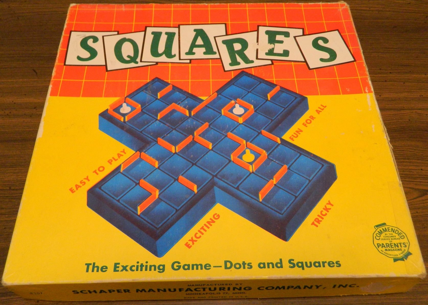 The Game of Squares Board Game Review and Rules