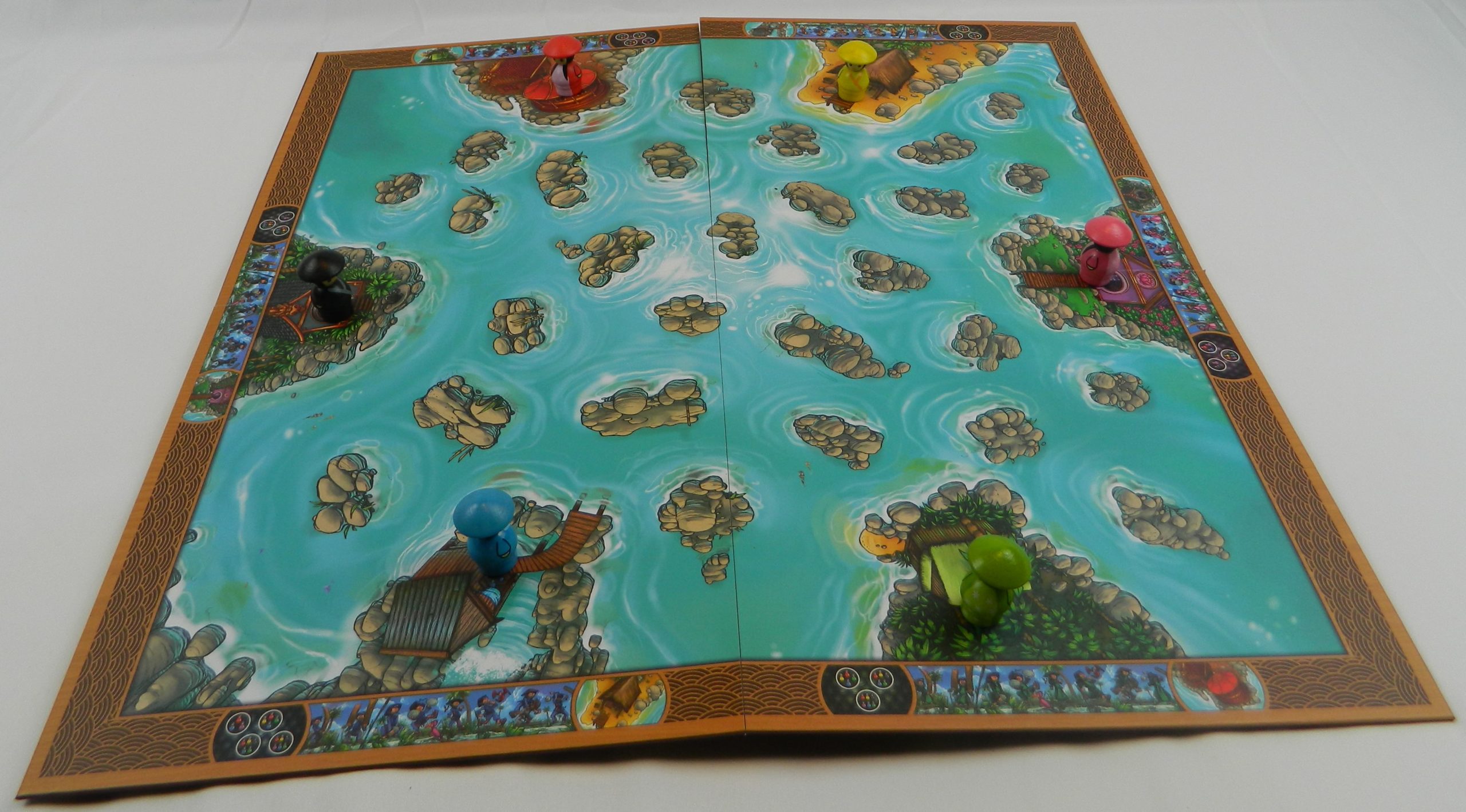 Surfin Meeple River Dragons Board Game
