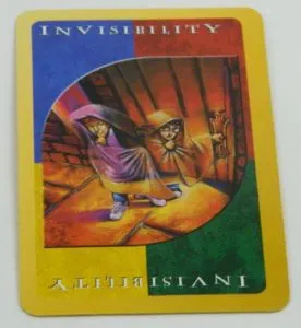 Invisibility Wild Card in UNO Harry Potter