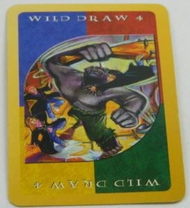 WIld Draw Four Card in UNO Harry Potter