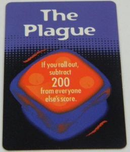 The Plague Card in Risk 'n' Roll 2000