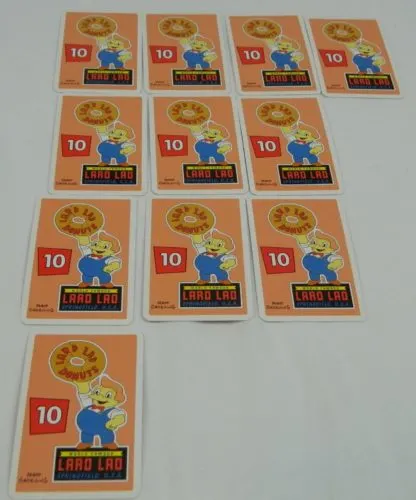 Toast or Most Cards in The Simpsons Slam Dunk