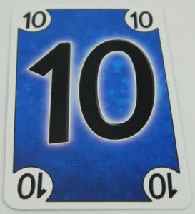Blue Number Card Black Dog