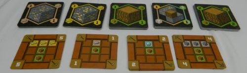 Setup for Minecraft Card Game