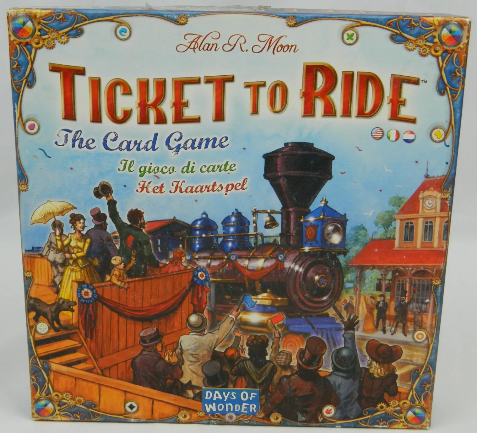 Box for Ticket to Ride Card Game