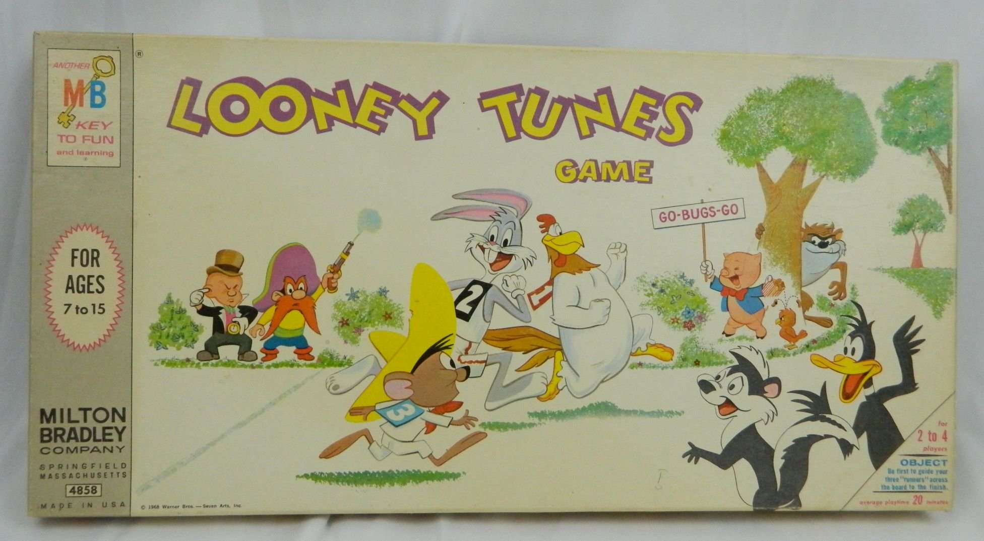 Looney Tunes Game (1966) Board Game Review and Rules