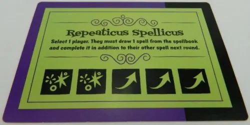 Spell Card with Special Action in Ta-Da!