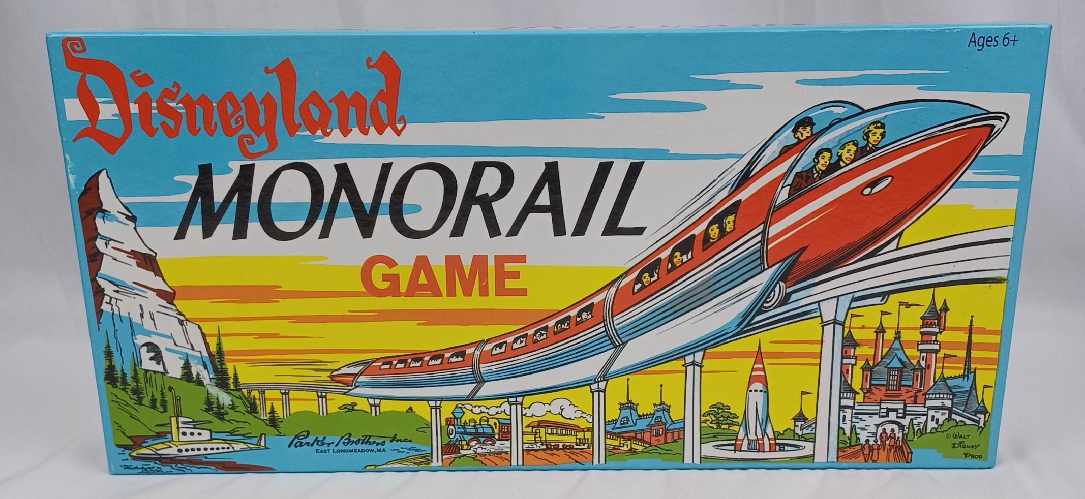 Disneyland Monorail Game Board Game Review and Rules
