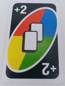 Draw Two Card in UNO All Wild!