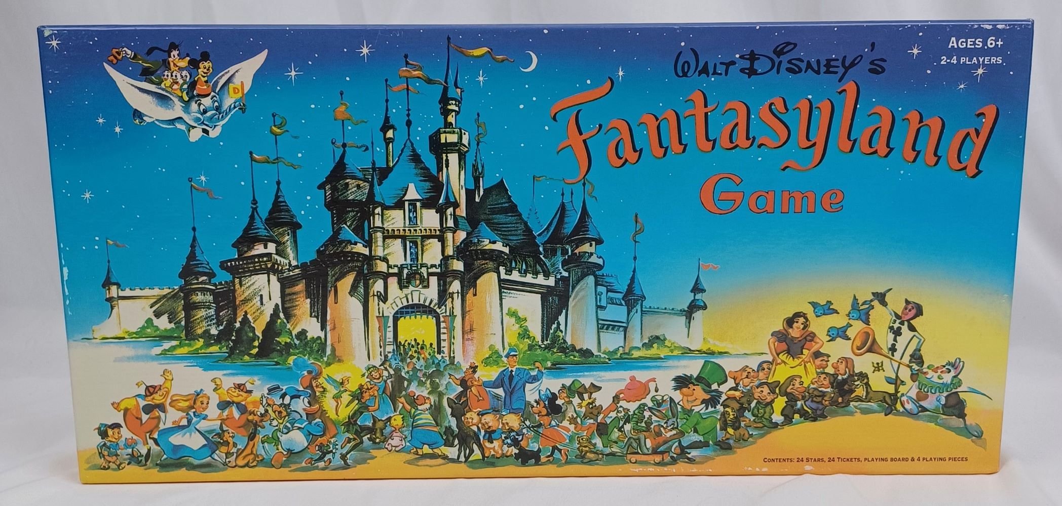 Walt Disney’s Fantasyland Game Board Game Review and Rules
