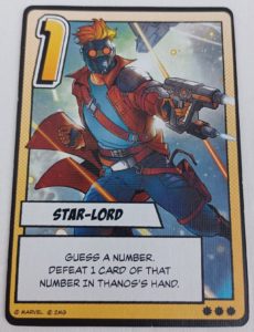 Hero Card One in Infinity Gauntlet