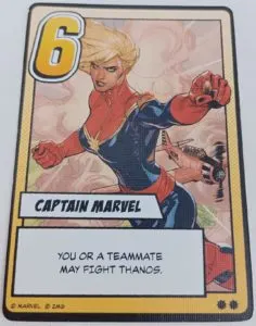 Hero Card Six in Infinity Gauntlet