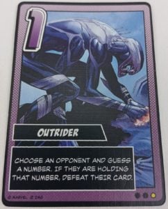 Thanos Card One in Infinity Gauntlet