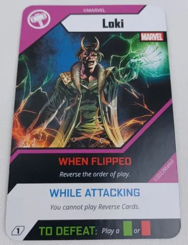 Enemy Card in UNO Ultimate Marvel