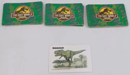 Choose Card in The Lost World Jurassic Park Hunt ... and Be Hunted Card Game