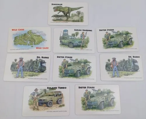 Scoring in The Lost World Jurassic Park Hunt ... and Be Hunted Card Game