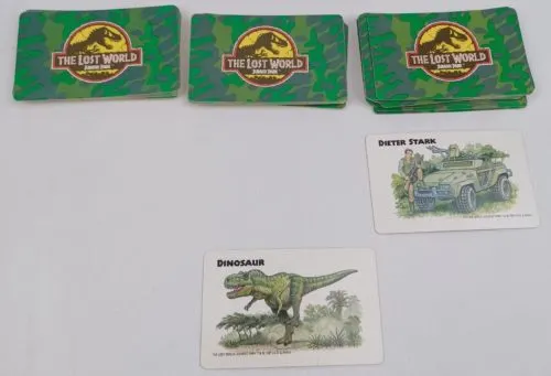Successful Choice in The Lost World Jurassic Park Hunt ... and Be Hunted Card Game